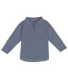 LW031 Larkwood Kids 1/2 Zip Lightweight Fleece Stone Blue colour image